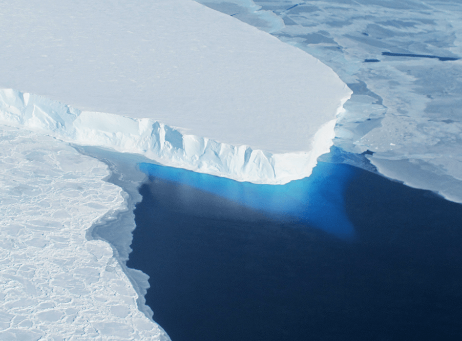 В Антарктиде зафиксировано обширное таяние льдов