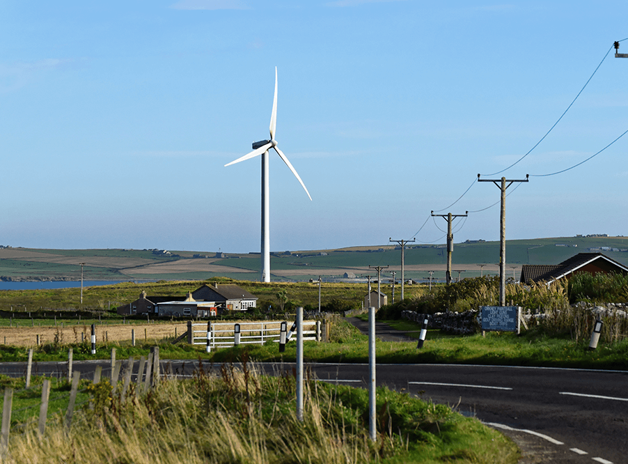 Ветроэнергети­ка обеспечила 124% потребностей жителей Шотландии в электричестве