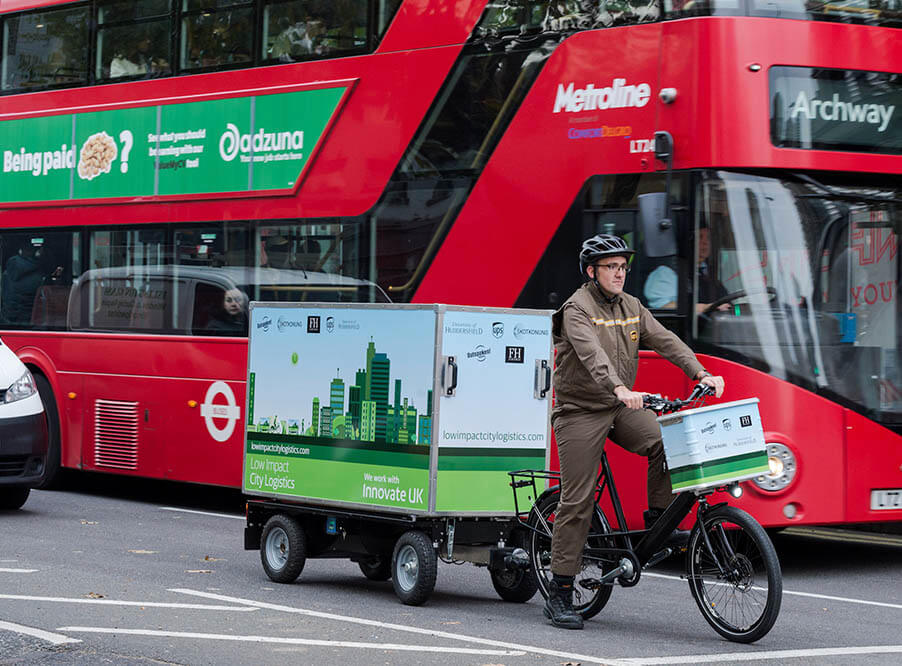 UPS запустила в Лондоне пилотный проект «зеленой доставки»