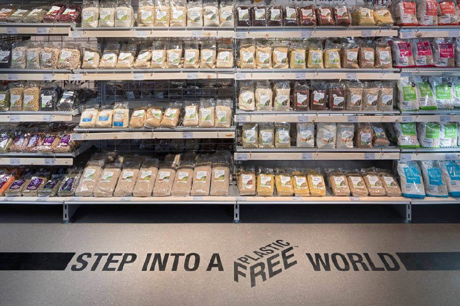 Британская сеть супермаркетов вводит маркировку об отсутствии в упаковке пластика