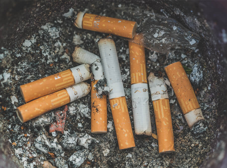 Сигаретные фильтры стали пластиковым загрязнителем №1