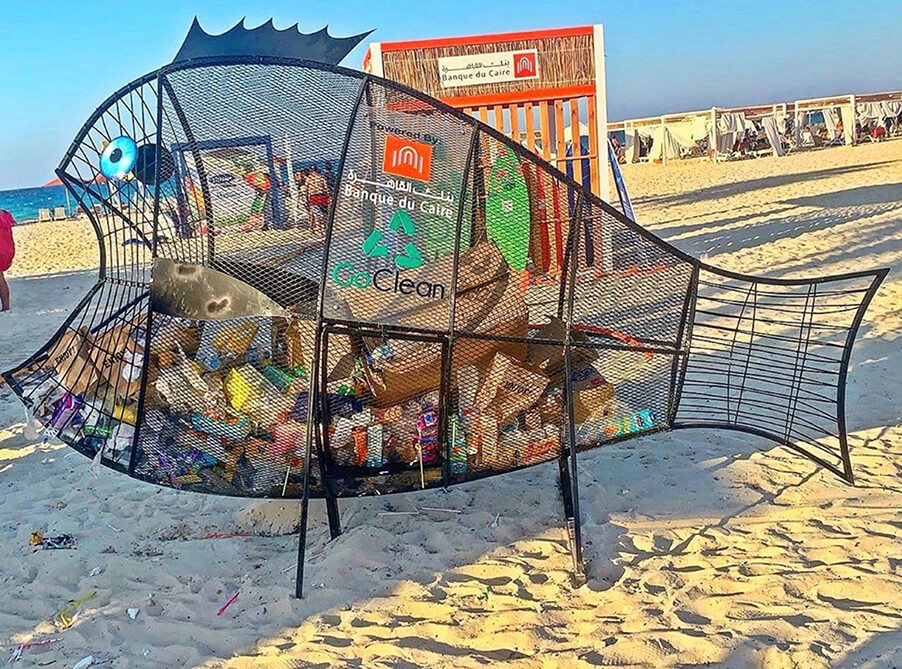 Экостартап Go Clean утилизирует мусор с пляжей Египта