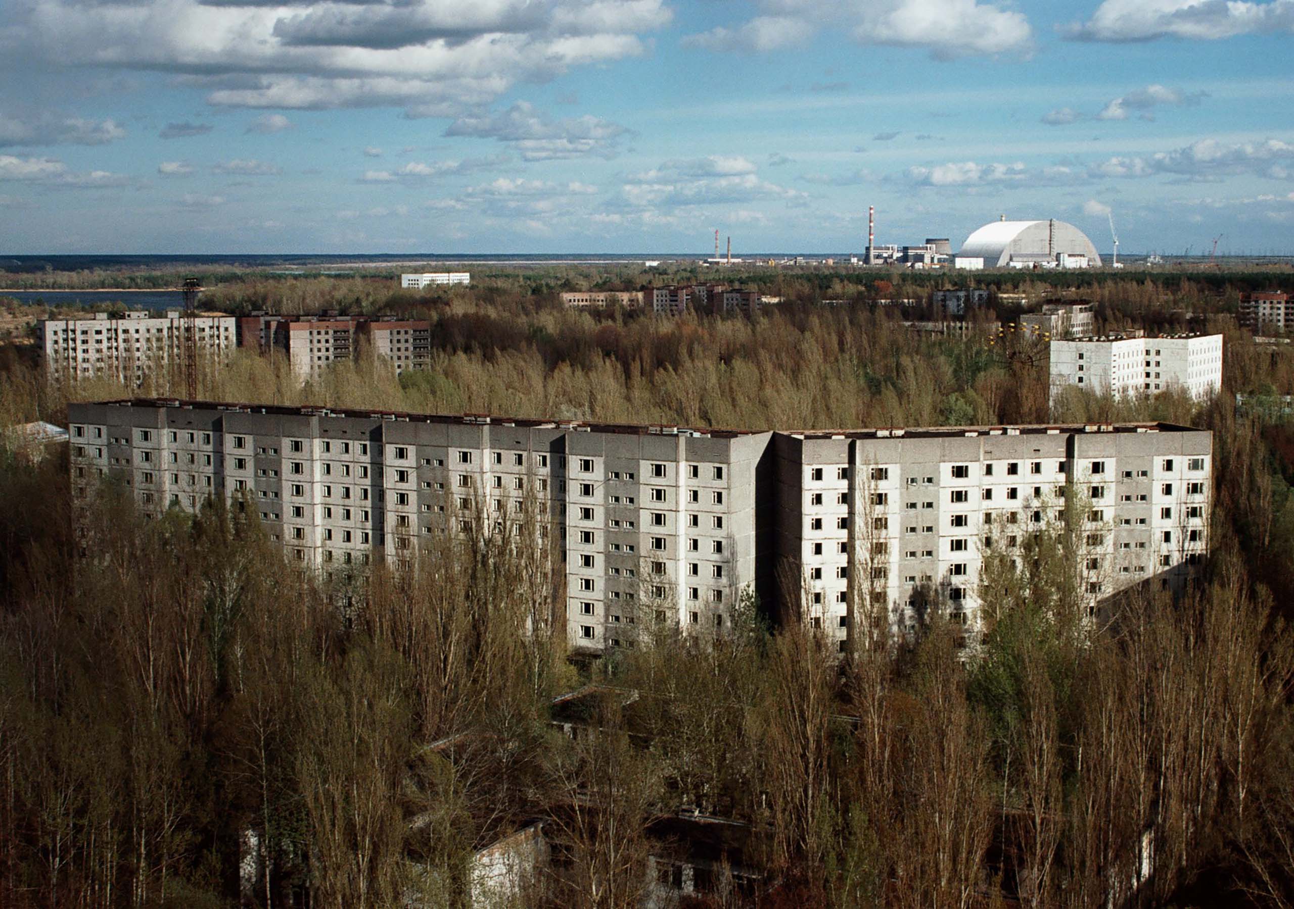 Зона отчуждения Чернобыльской АЭС Припять